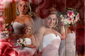 fotolibro di matrimonio foto a casa della sposa
